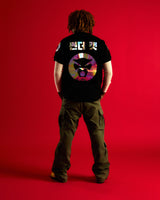 Holographic Short Sleeve Crewneck (Black)