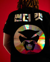 Holographic Short Sleeve Crewneck (Black)